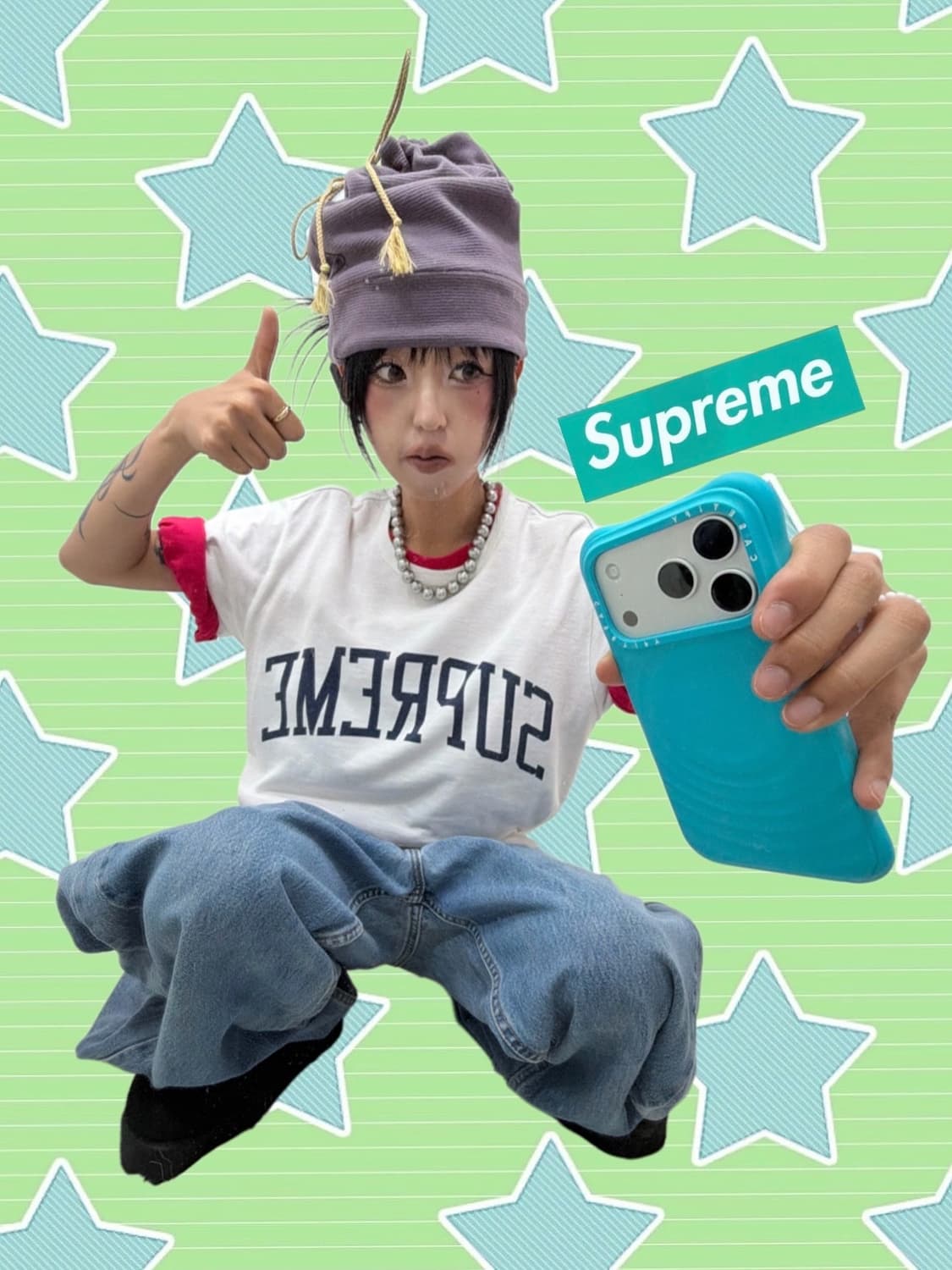 < Supreme Heather Athletic T-shirt > 상품이미지1