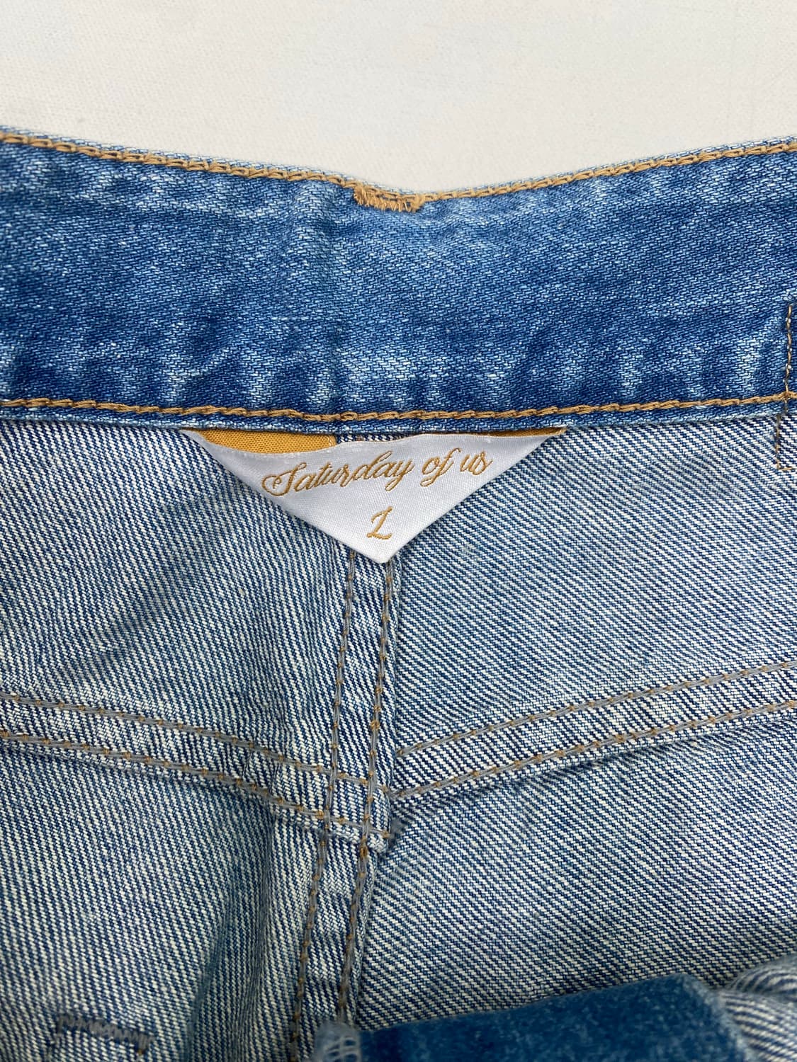 STU 우먼 플레어드 데님 팬츠 (L) 상품이미지5