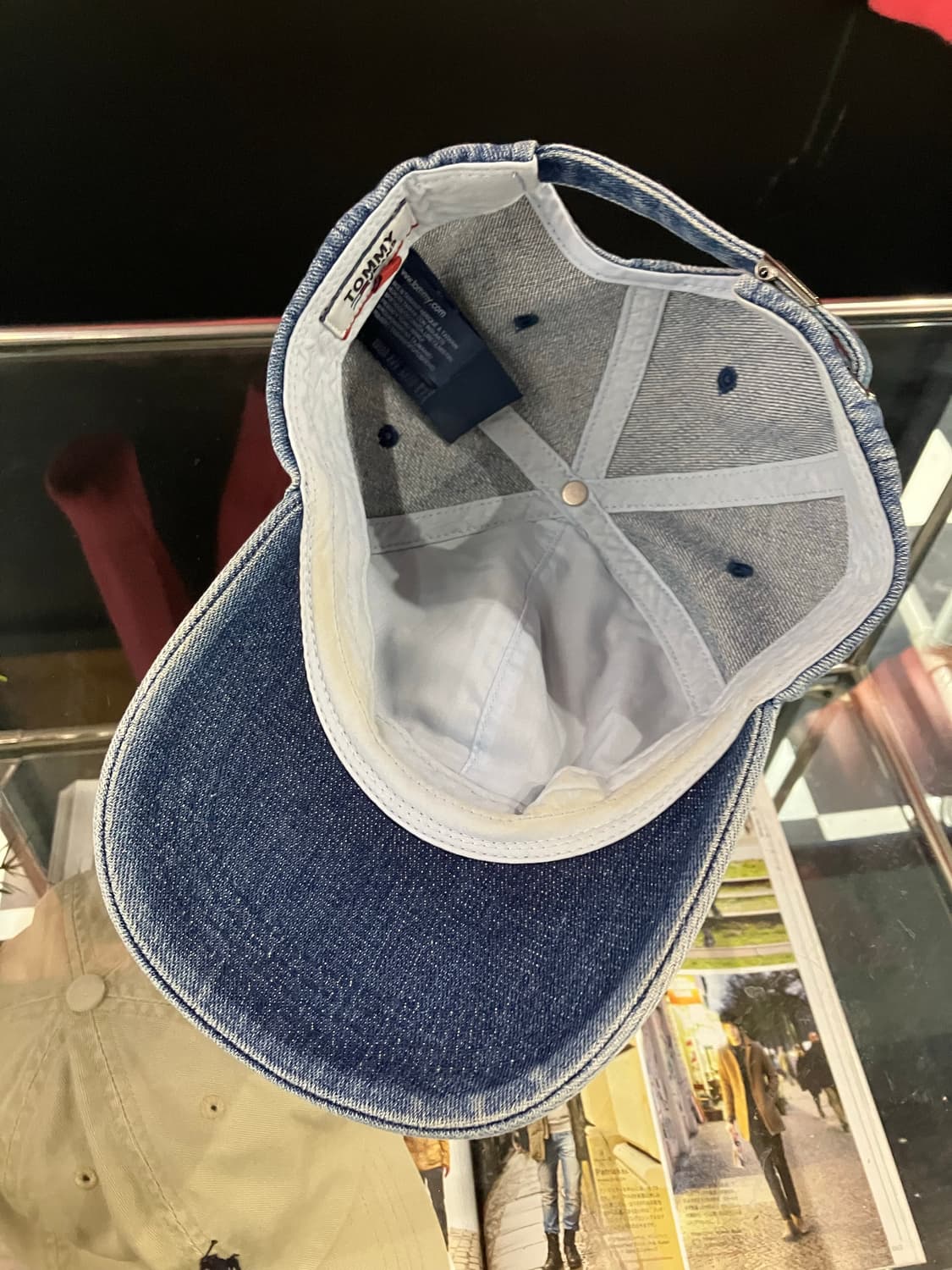 타미힐피거 데님 볼캡 모자 상품이미지5