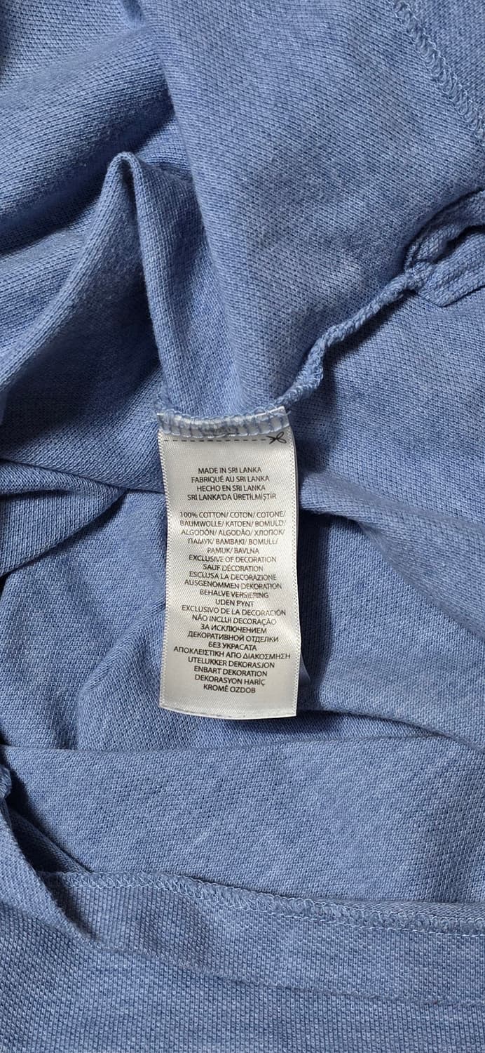 폴로 랄프로렌 카라티 M 커스텀 슬림핏 하늘색 상품이미지4