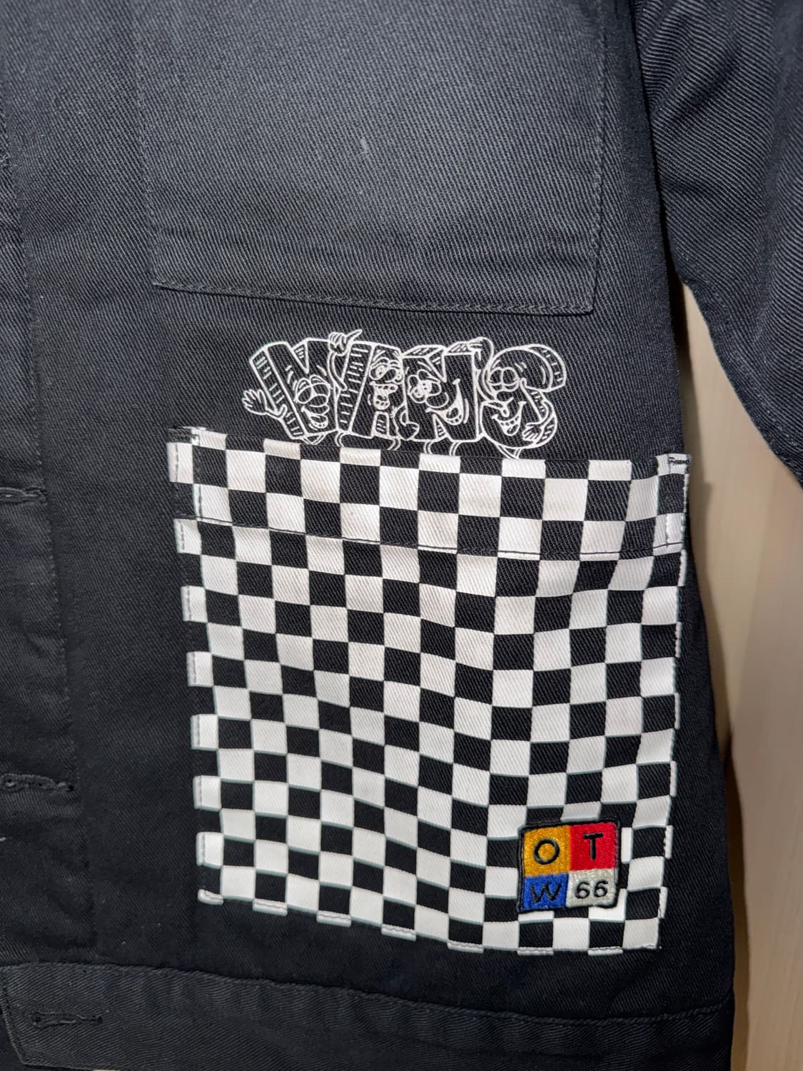 상태 최상 한정판 반스 워크자켓 블랙 XL 상품이미지2