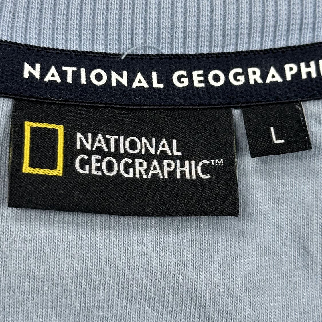 내셔널지오그래픽 와펜 라이트 블루 맨투맨 (L) 상품이미지6