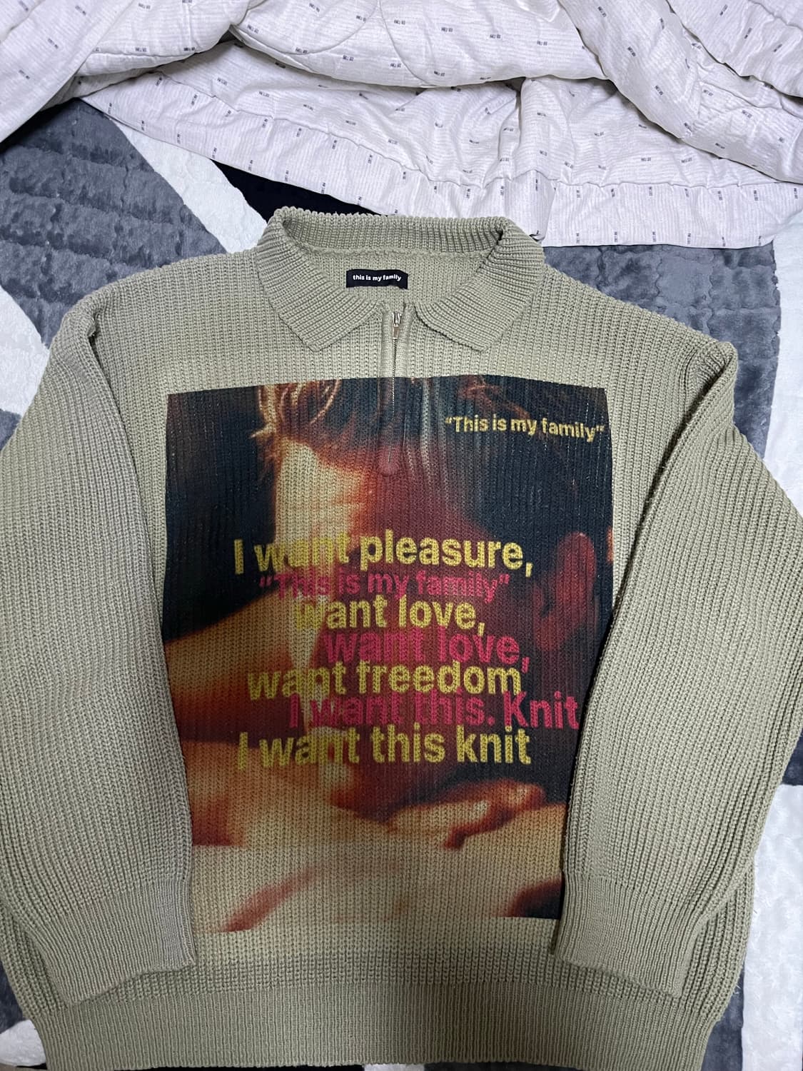 디스이즈마이패밀리 니트 상품이미지1