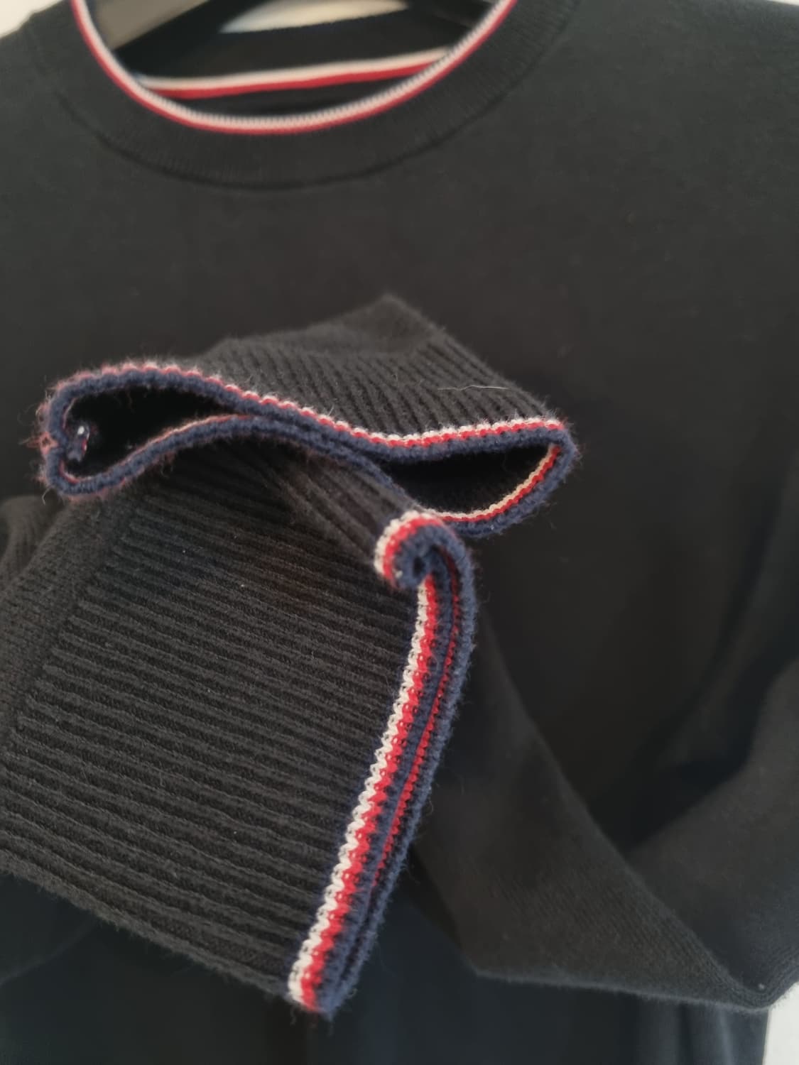 타미힐피거 캐시미어 니트 M 네이비 상품이미지4