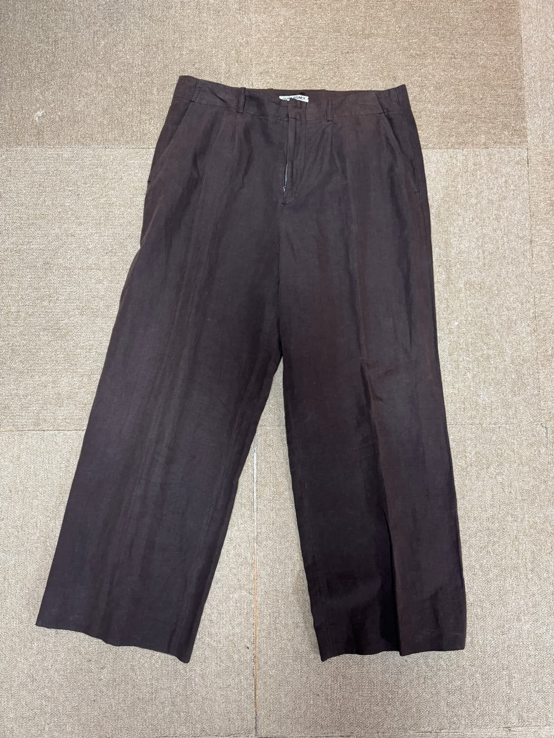 아워레가시 다크브라운 와이드팬츠 팝니다 상품이미지1