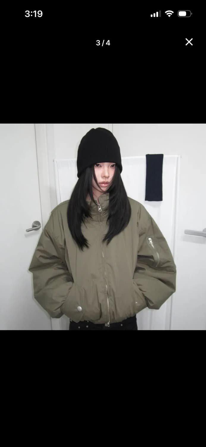 (카키) HUNTER TWO-WAY BOMBER JACKET 상품이미지3