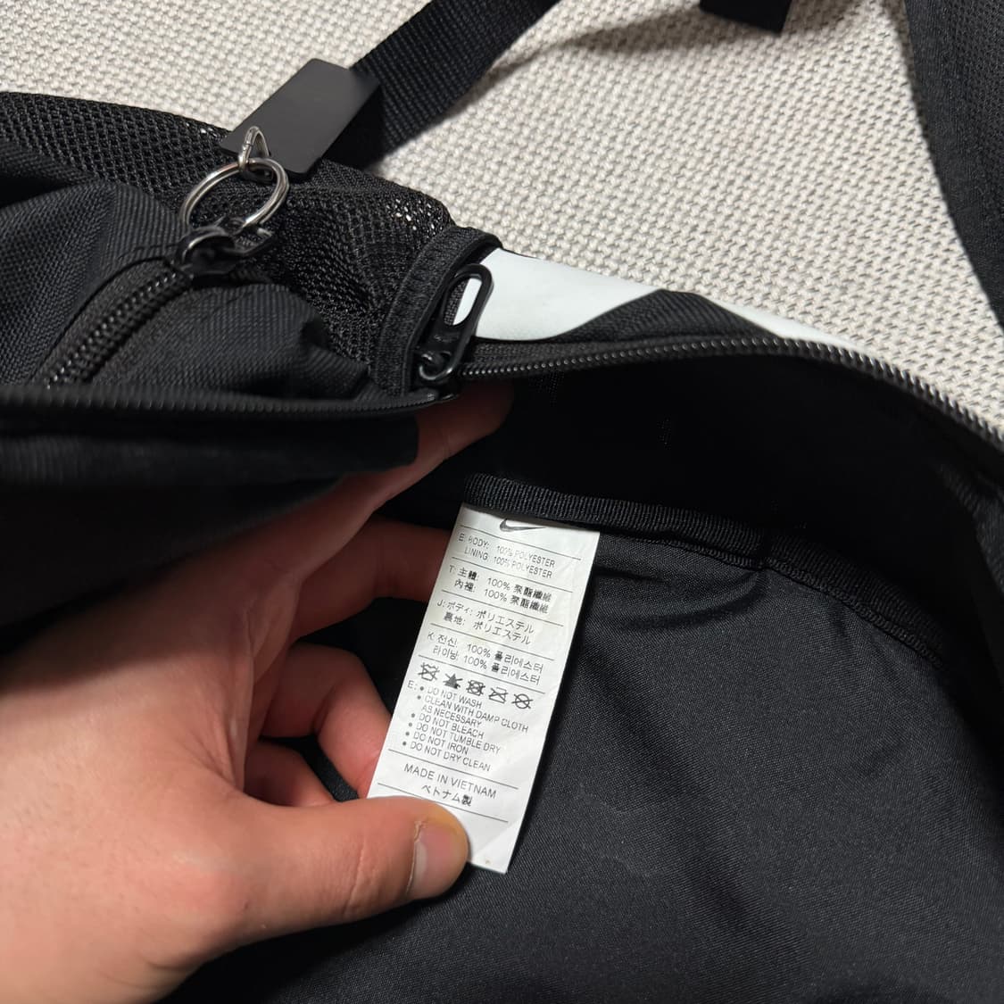 나이키 JUST DO IT 블랙 미니 백팩 상품이미지5