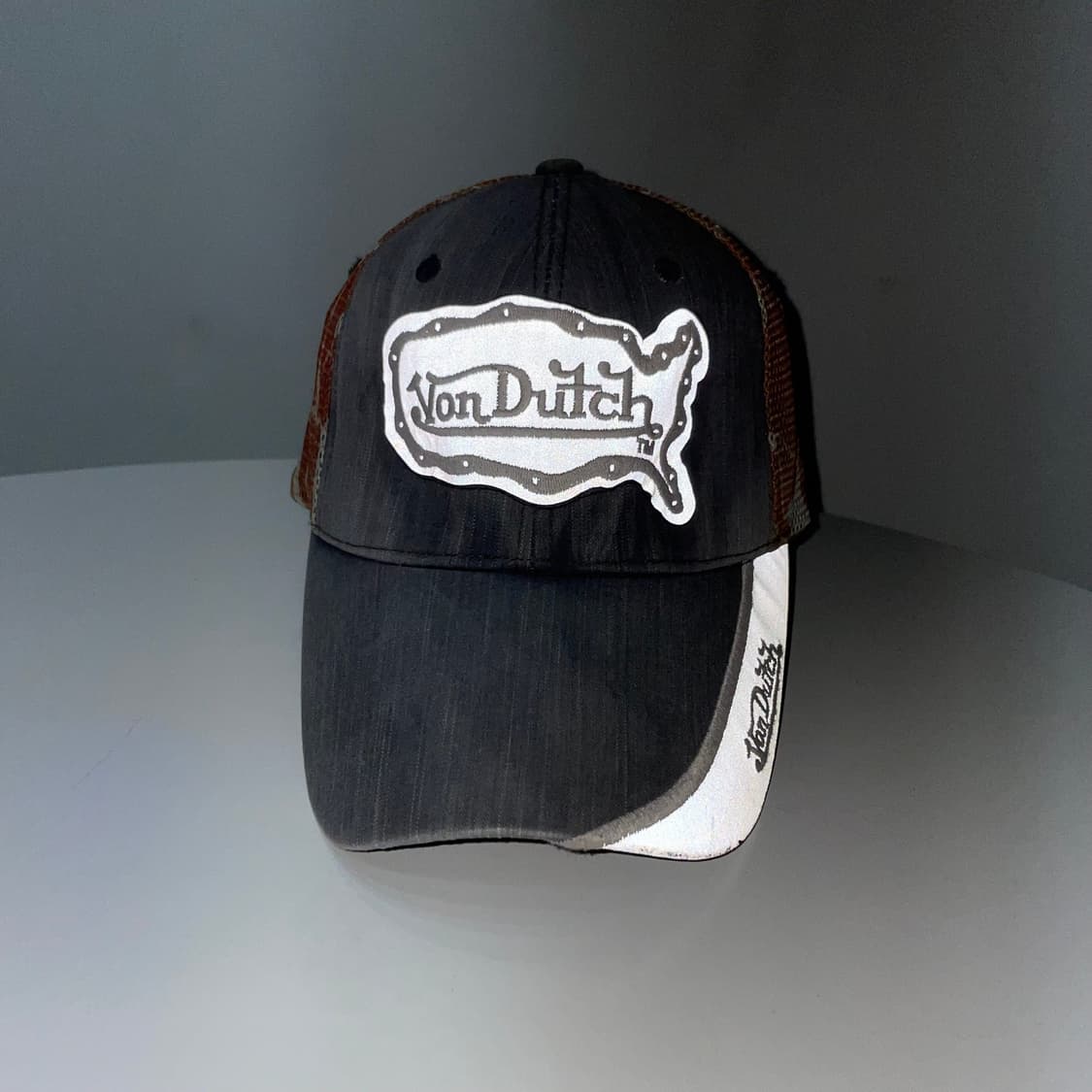 Von dutch 본더치 Y2K 리플렉티브 카모 볼캡 상품이미지3