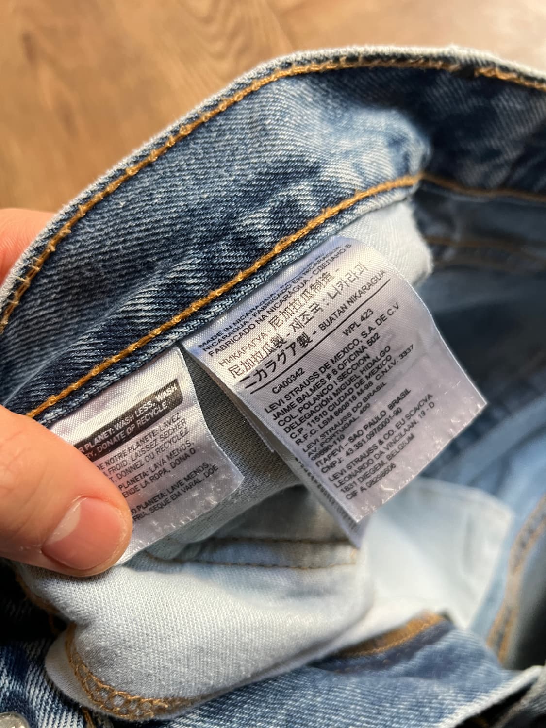 [34]리바이스 505 레귤러 스트레이트 데님 팬츠 상품이미지9