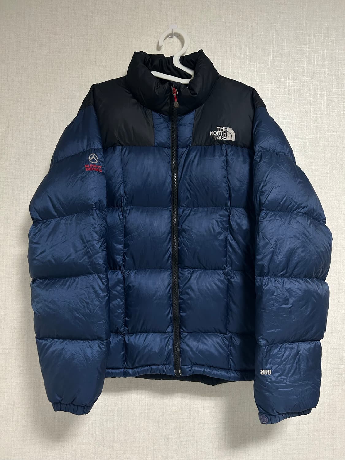 노스페이스 써밋 로체 구스다운 패딩 800 네이비 100 L 상품이미지3