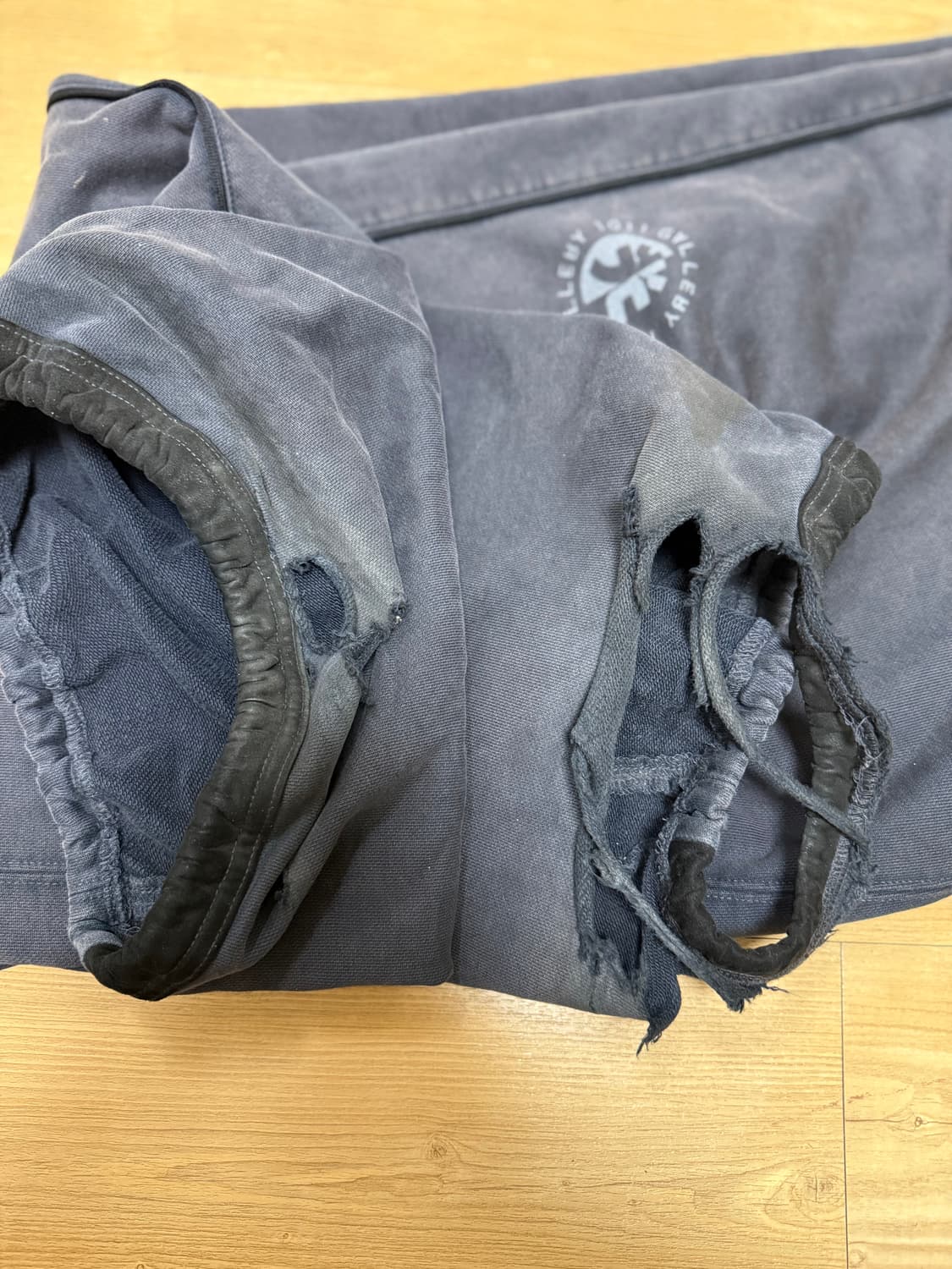 [4]폴리테루 퍼티그 스웻팬츠 다크퍼플네이비 상품이미지4