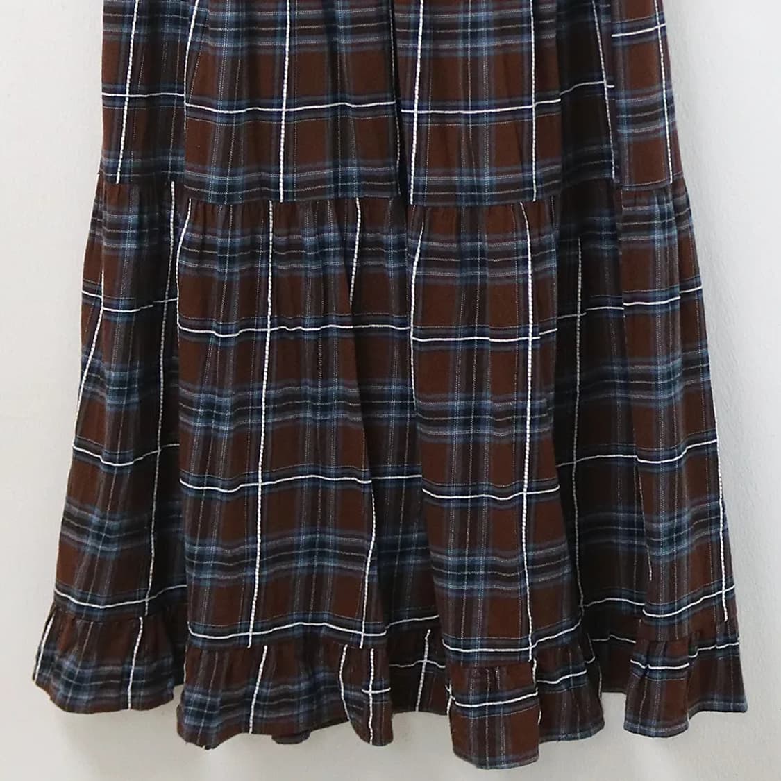 체크 캉캉 롱 스커트 67124 상품이미지4