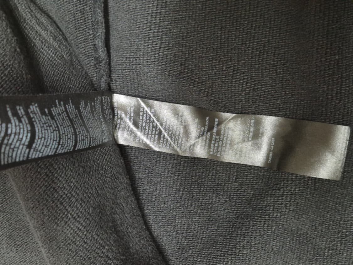 발렌시아가(BALENCIAGA)의 헤비 메 탈 워시드 집업 후드 블랙 상품이미지5