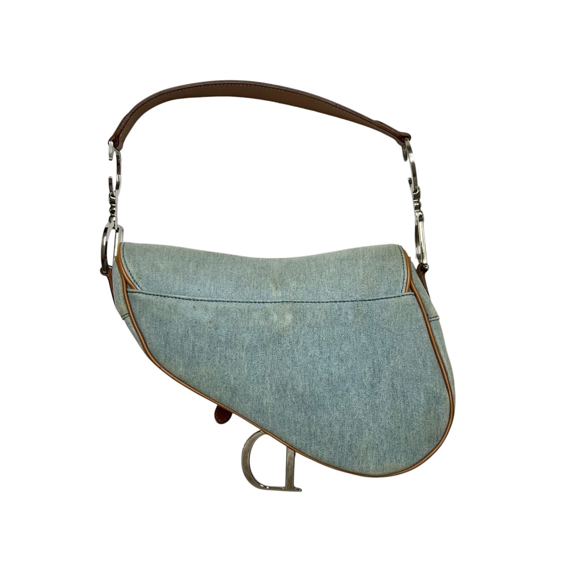 디올 데님 빈티지 새들백 상품이미지2