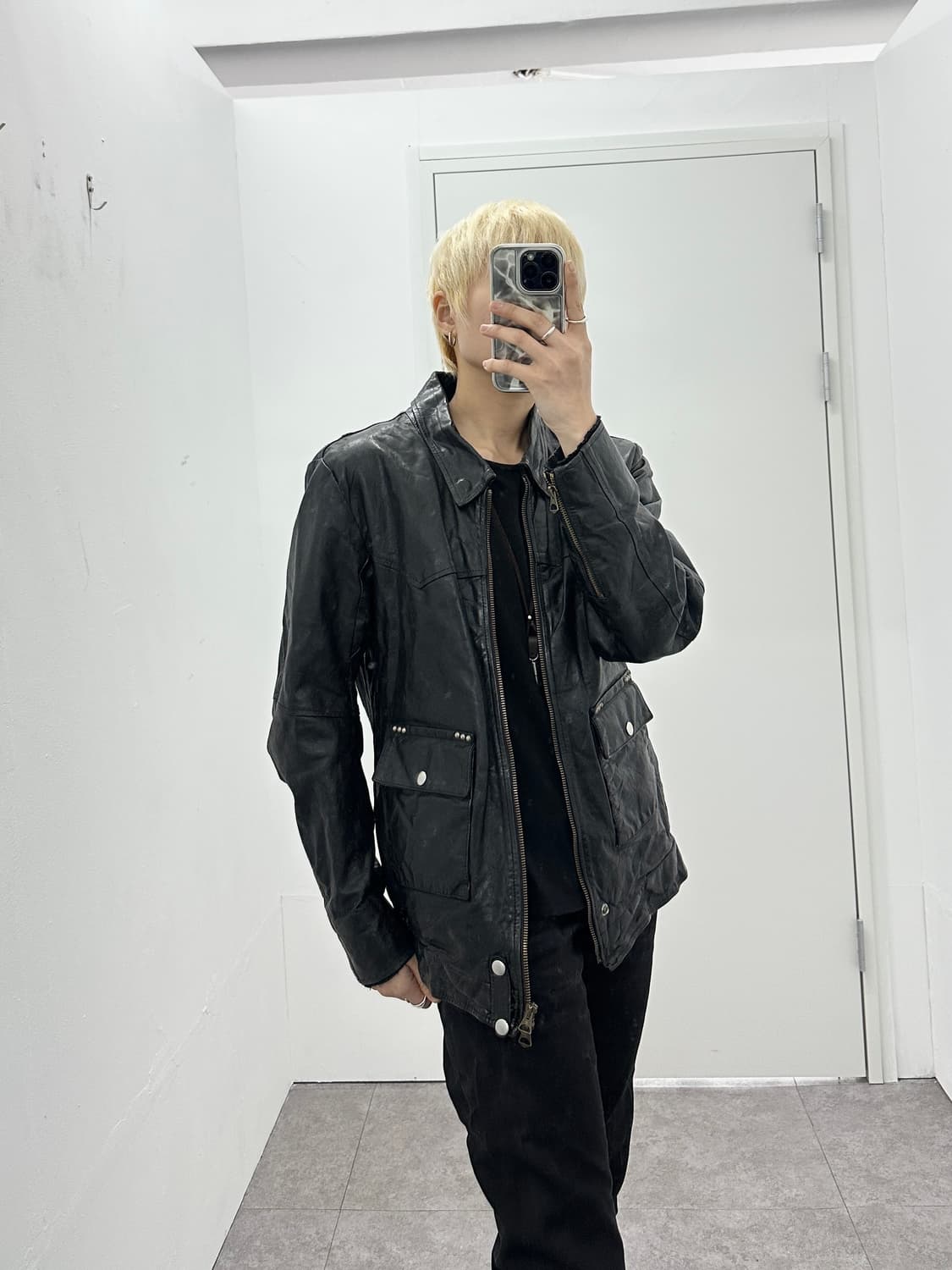 Golden Goose stud calf leather 2way jack 상품이미지3