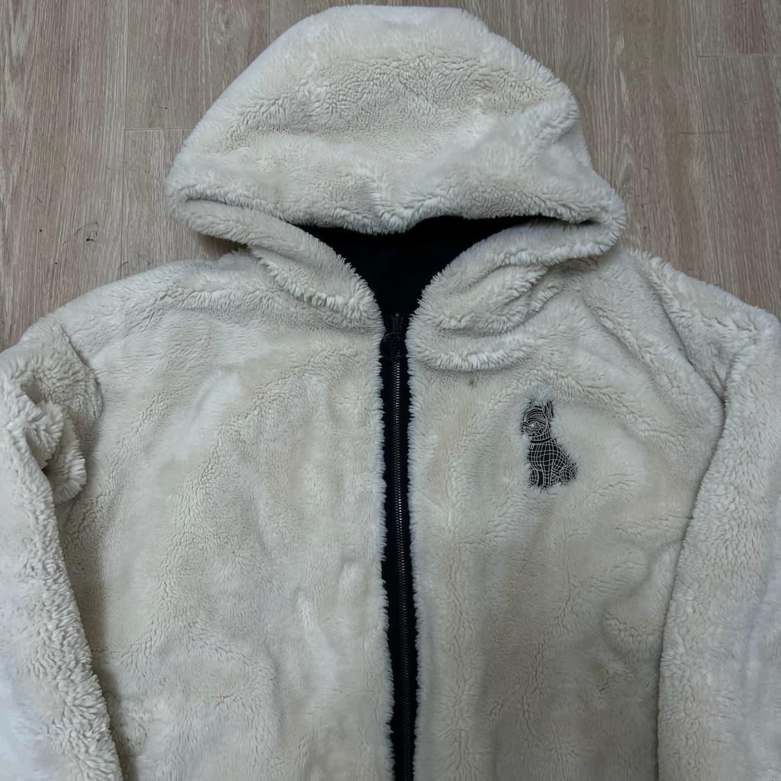 라이프워크 빅로고 리버시블 후리스 패딩 L/100  상품이미지5