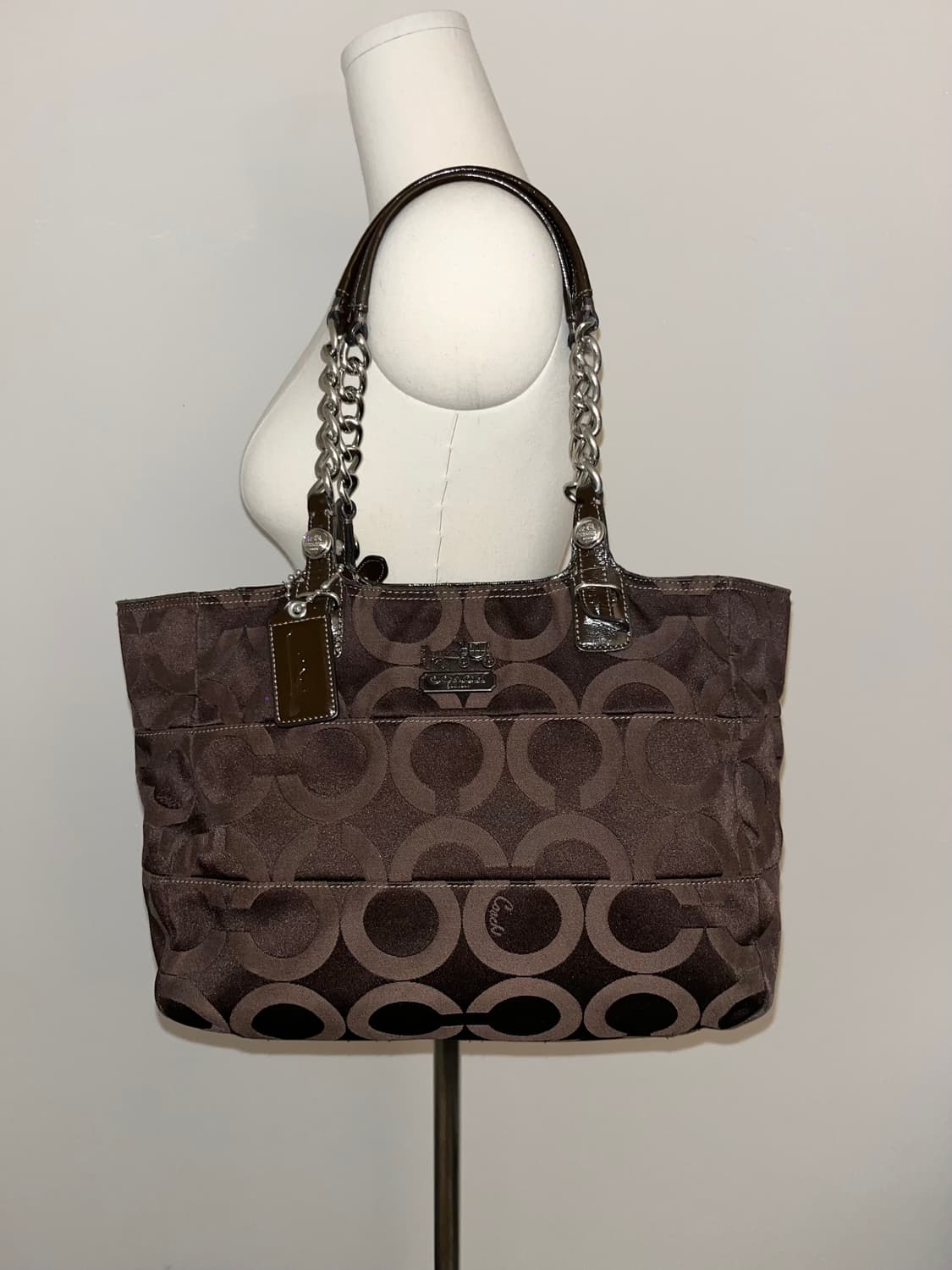 📦90ss Coach Basic Brown shoulder bag 상품이미지1