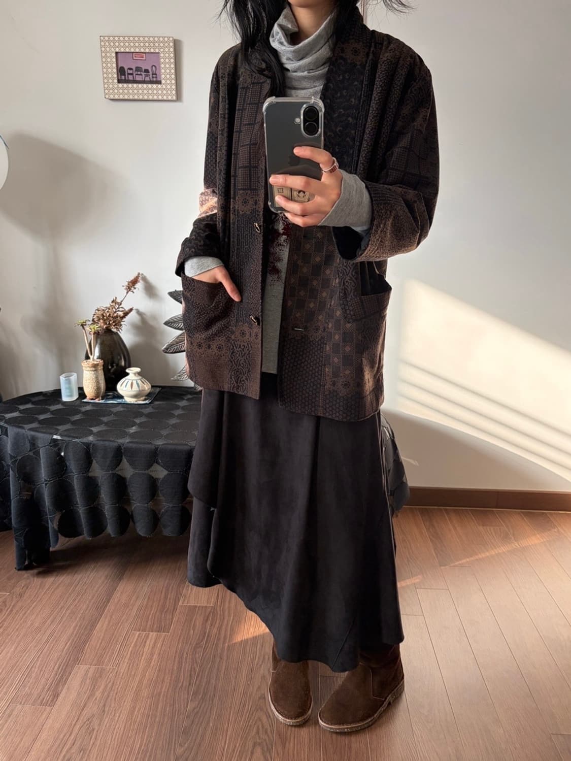 patterned jacket 상품이미지2