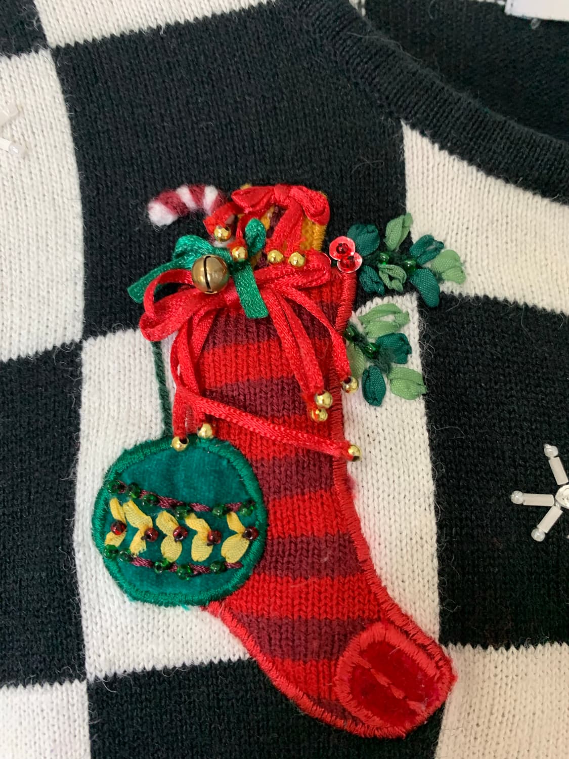 마리사 크리스티나 격자 무늬 가디건 상품이미지7