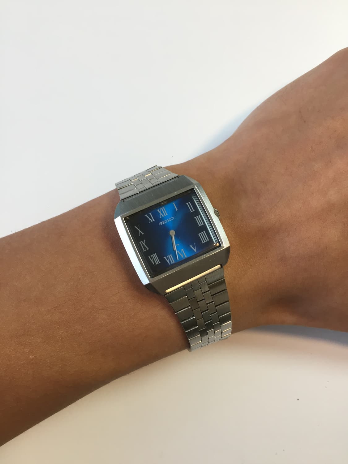 70s seiko chariot blue roman index 상품이미지3