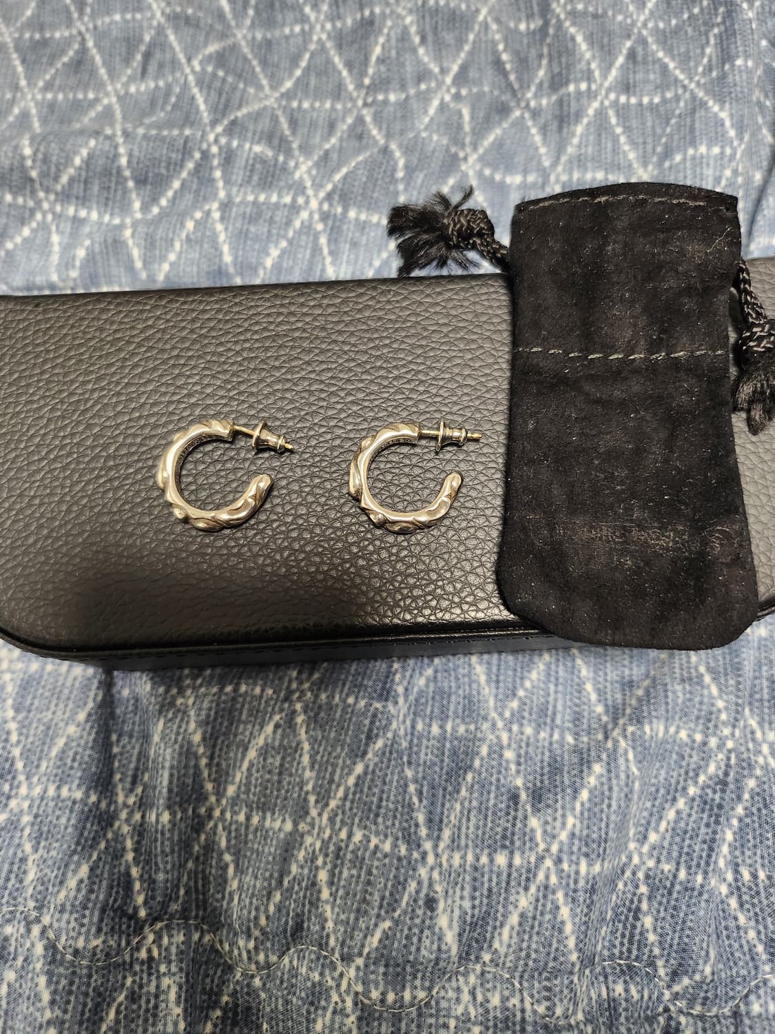 크롬하츠 스크롤후프이어링 한쌍(2ea) 팝니다. 상품이미지1