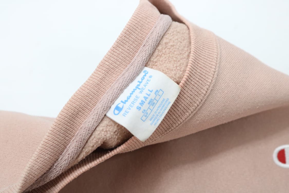 챔피온 빈티지 리버스 위브 핑크 크루넥 맨투맨 상품이미지7