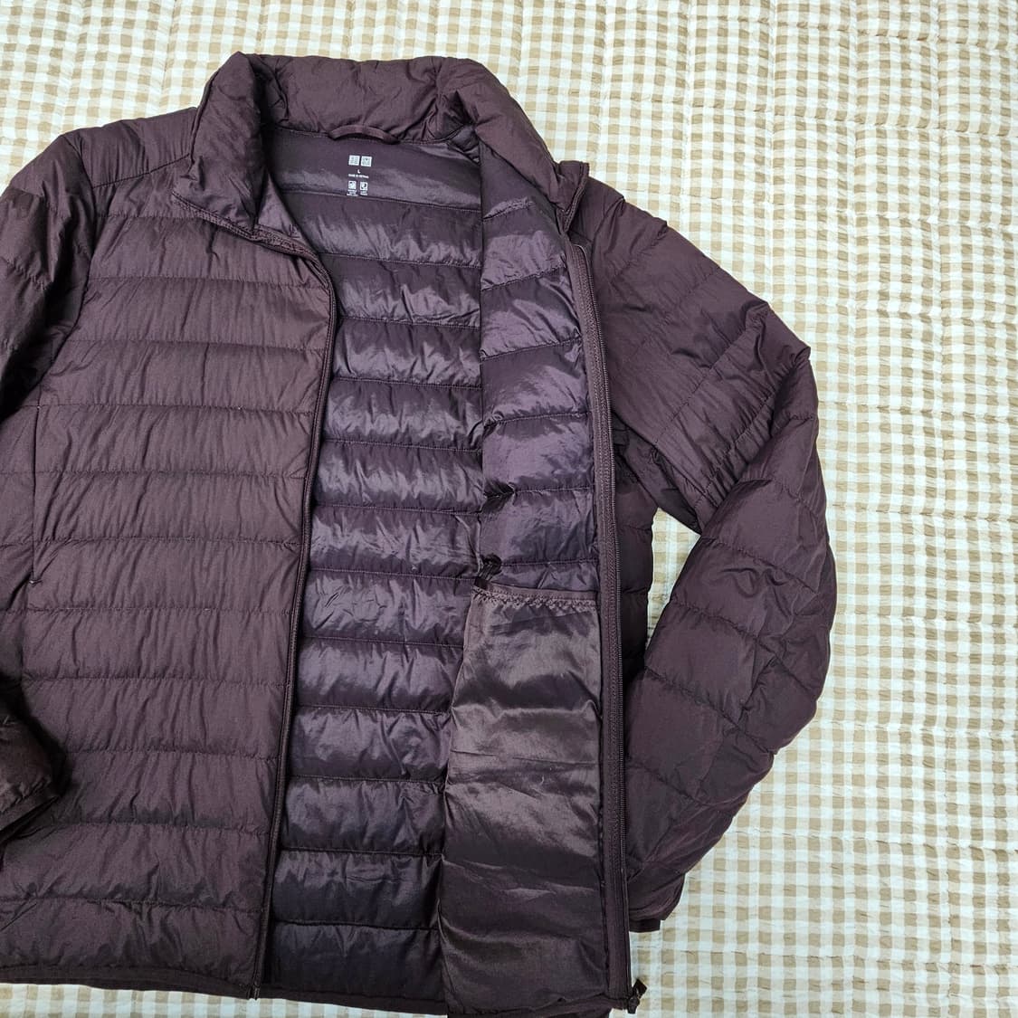 유니클로 오리털 경량패딩 남자100 상품이미지5