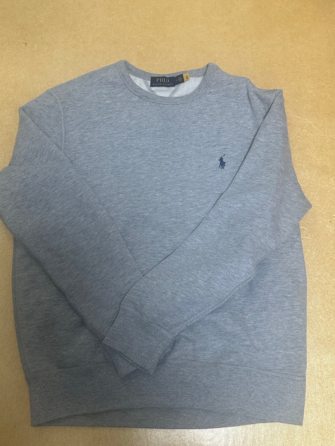 폴로 그레이 맨투맨 M 상품이미지2