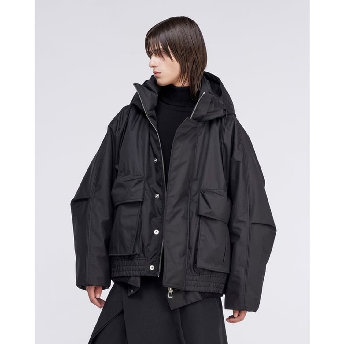 송지오옴므 SC30 후드 디터쳐블 돌먼 점퍼 패딩 상품이미지7