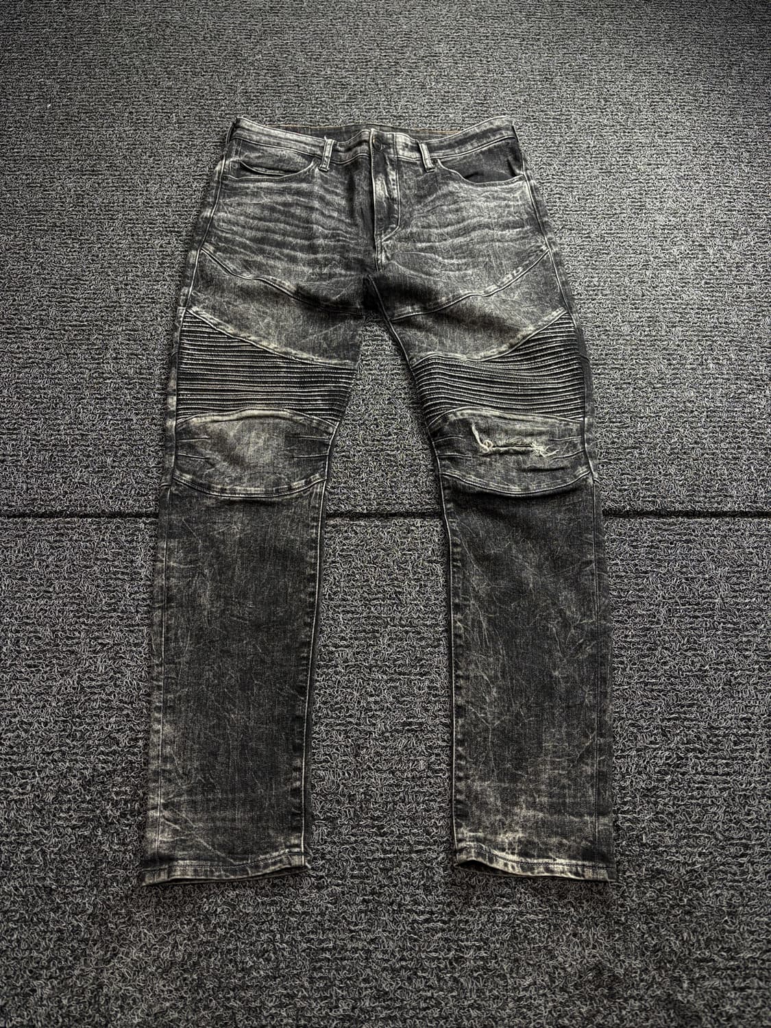 트루릴리젼 크링클 워싱 데님 바이커 진 2368 상품이미지2