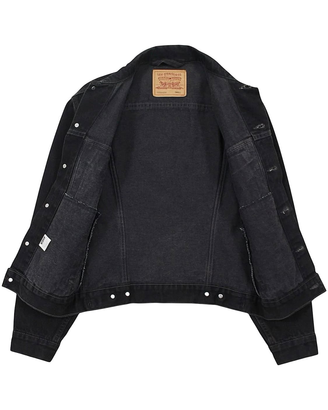 1997 USA 리바이스 70516-4159 블랙 데님 자켓 빈티지 미제 상품이미지3