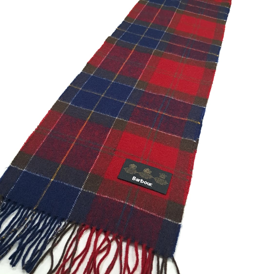 MX314 바버 로얄 타탄체크 램스울 목도리 머플러 상품이미지2