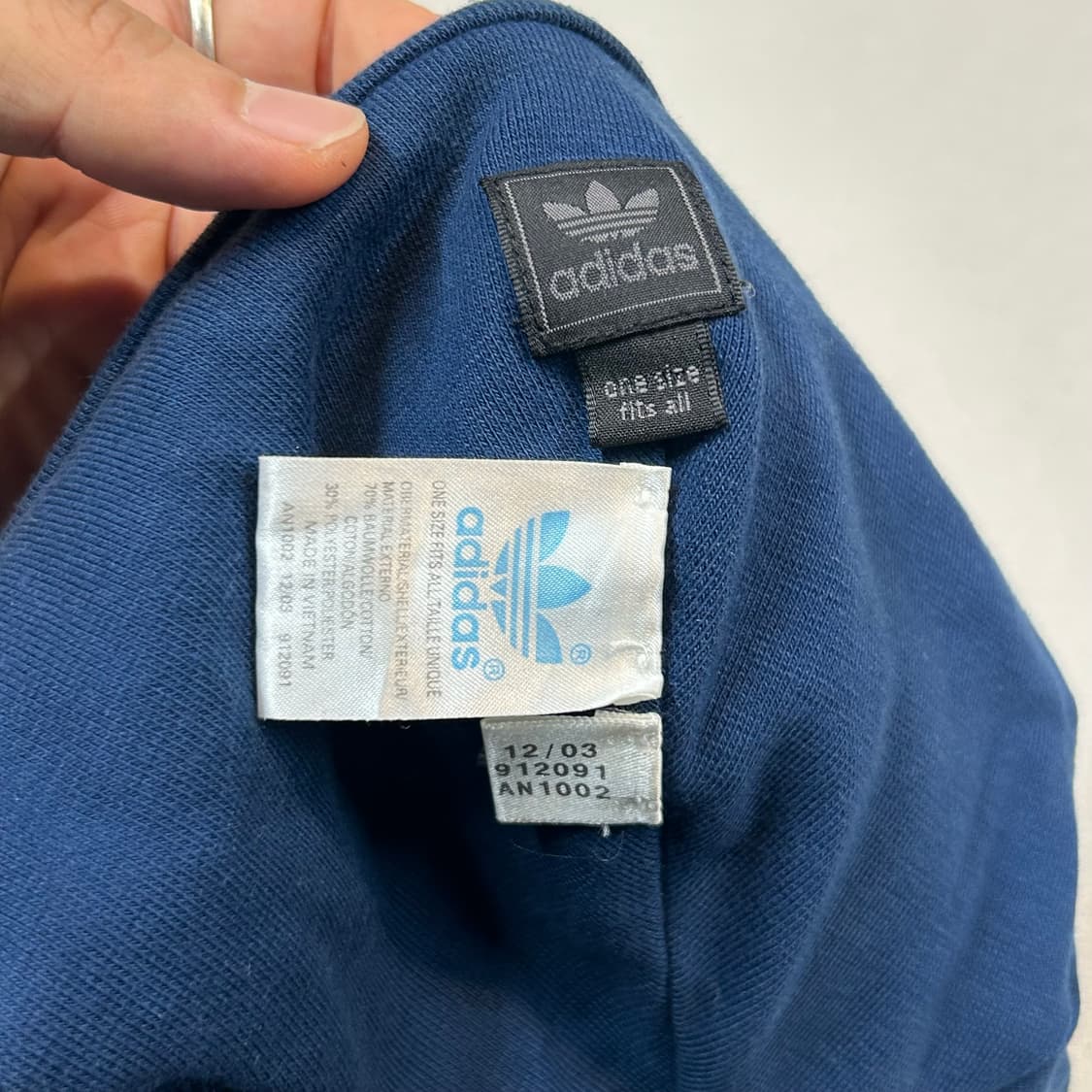 아디다스 빈티지 네이비 캐스킷 캡 모자 상품이미지9