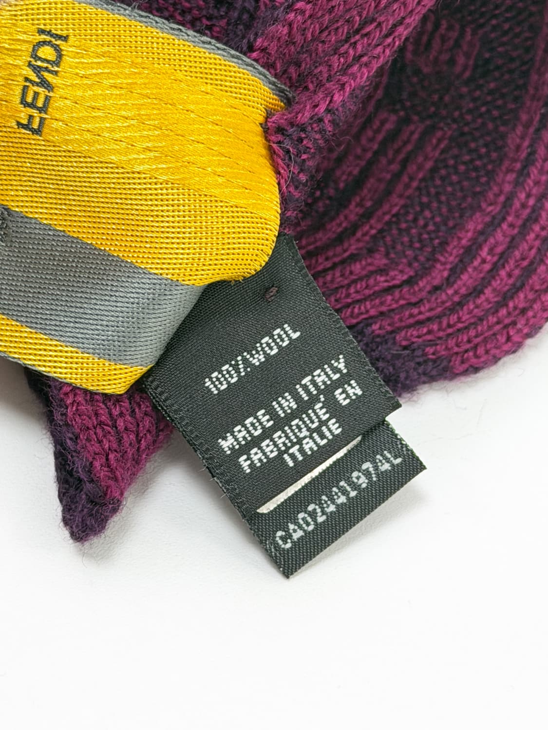 펜디 주카 니트 울 머플러 상품이미지5