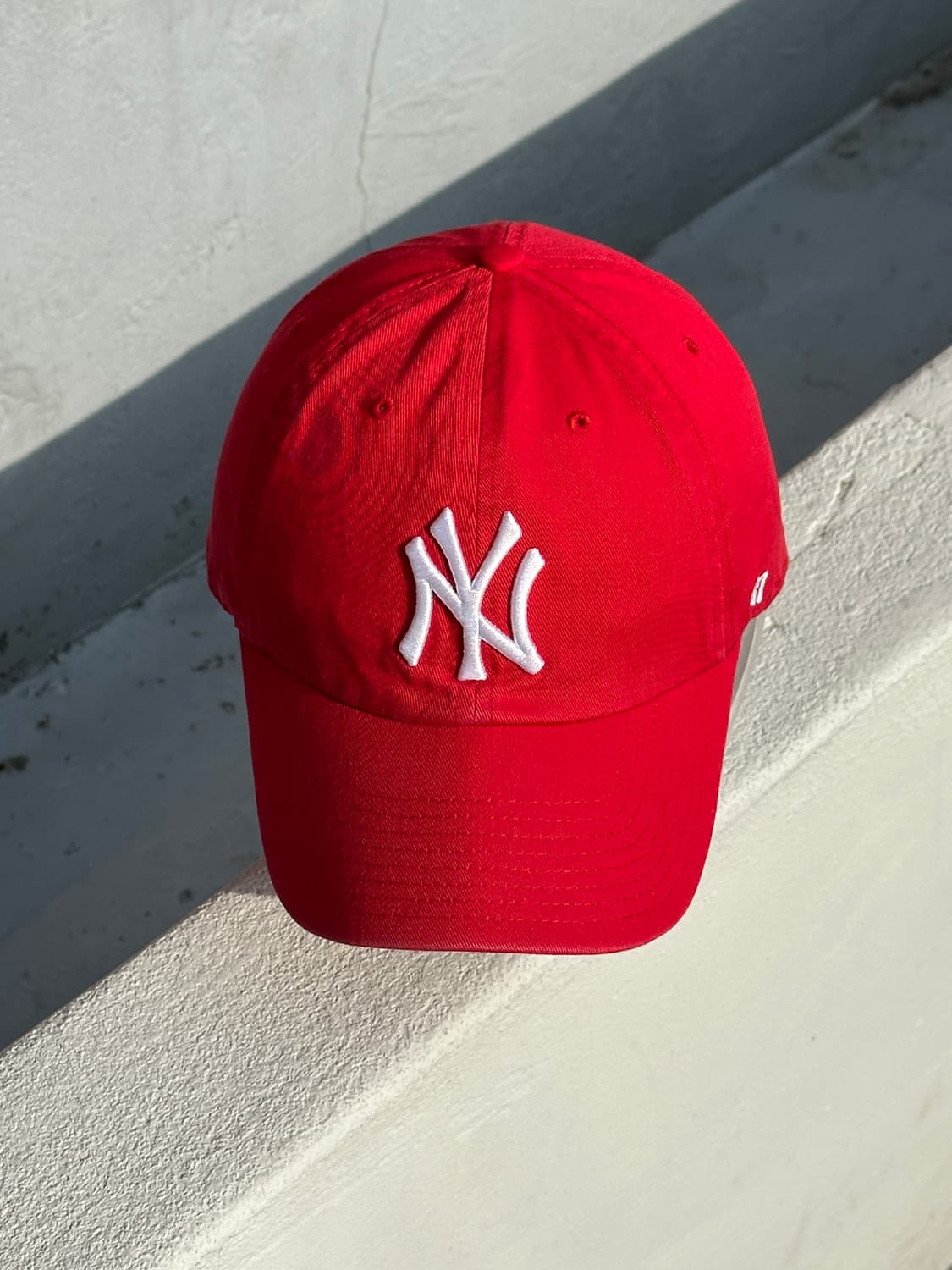 [F] 47브랜드 뉴욕양키스 레드 볼캡 모자 상품이미지1