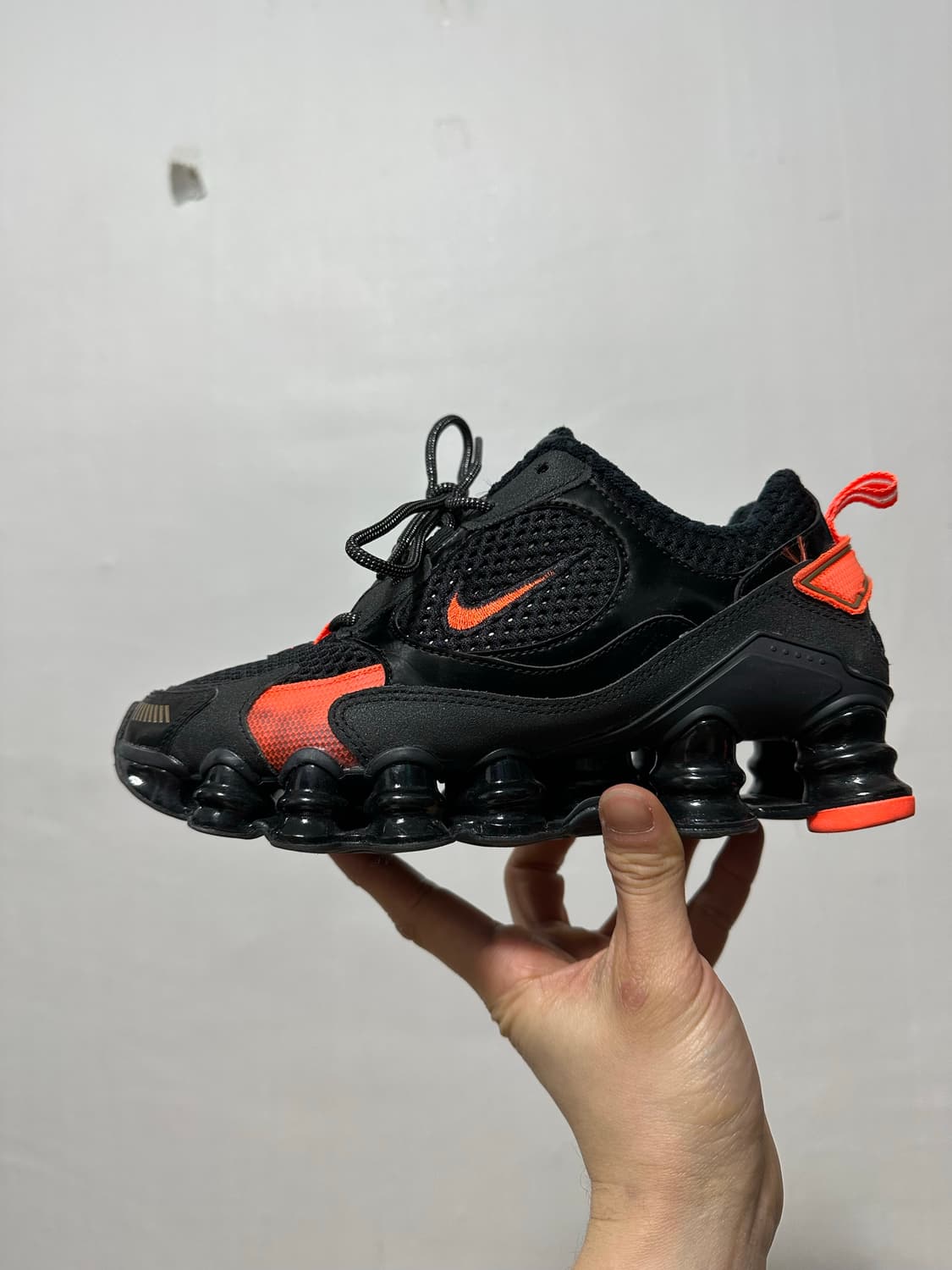 나이키 우먼스 샥스 LT 노바 블랙 오렌지 상품이미지2