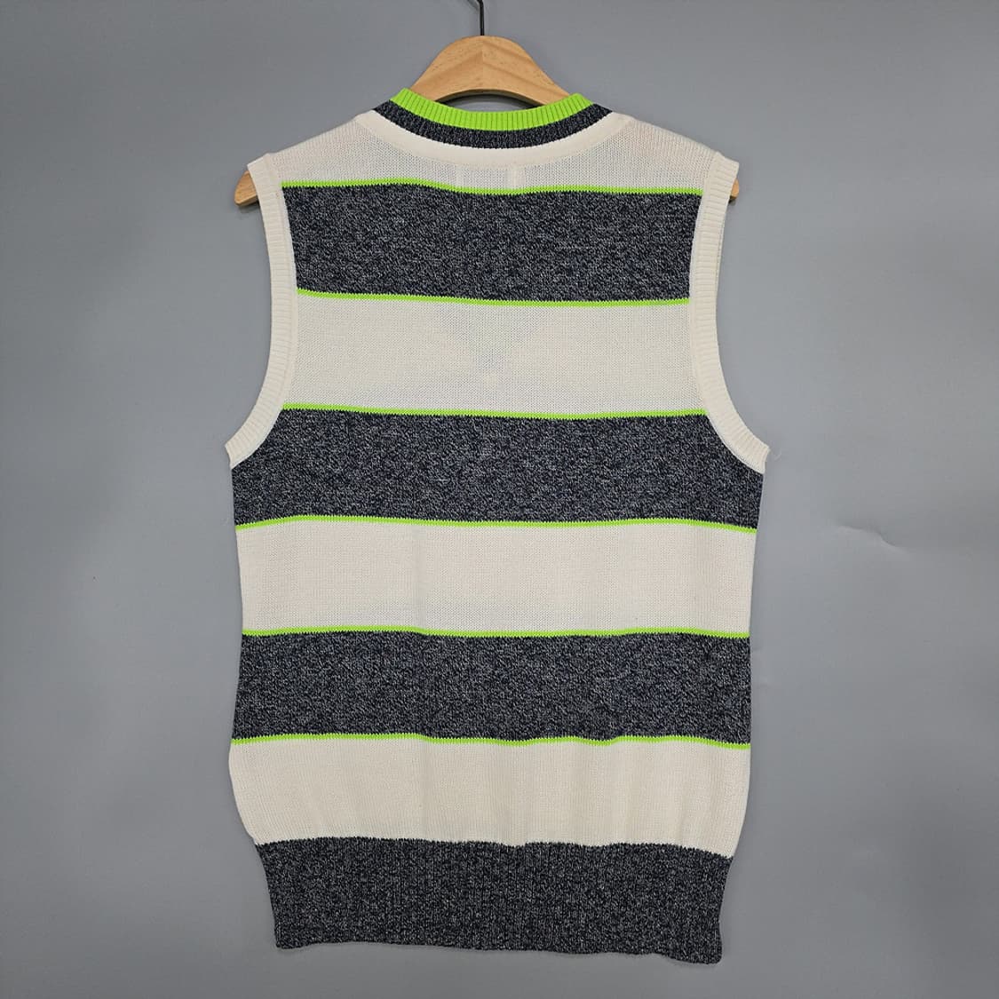 먼싱웨어(Munsingwear) 여성용 스트라이프 니트 베스트 90(L) 상품이미지4