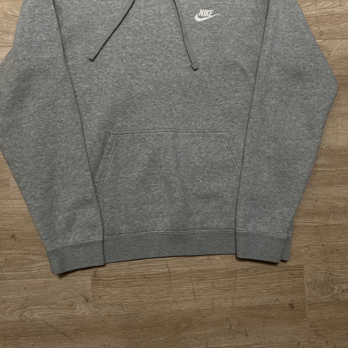나이키 스우시 로고 기모 후드티 [그레이] M/95 상품이미지3