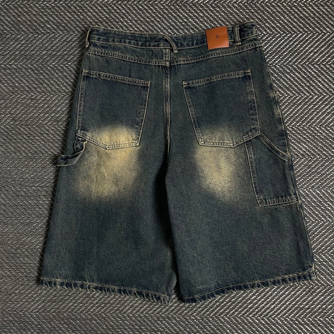 디미트리블랙 워싱 데님 카펜터 버뮤다 팬츠y 4818 상품이미지4