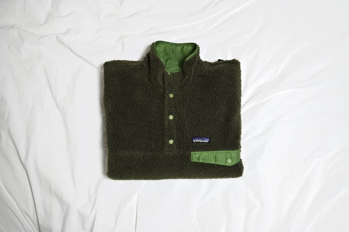 [L] 빈티지 파타고니아 레트로 글리세이드 카키 그린 스냅티 상품이미지1