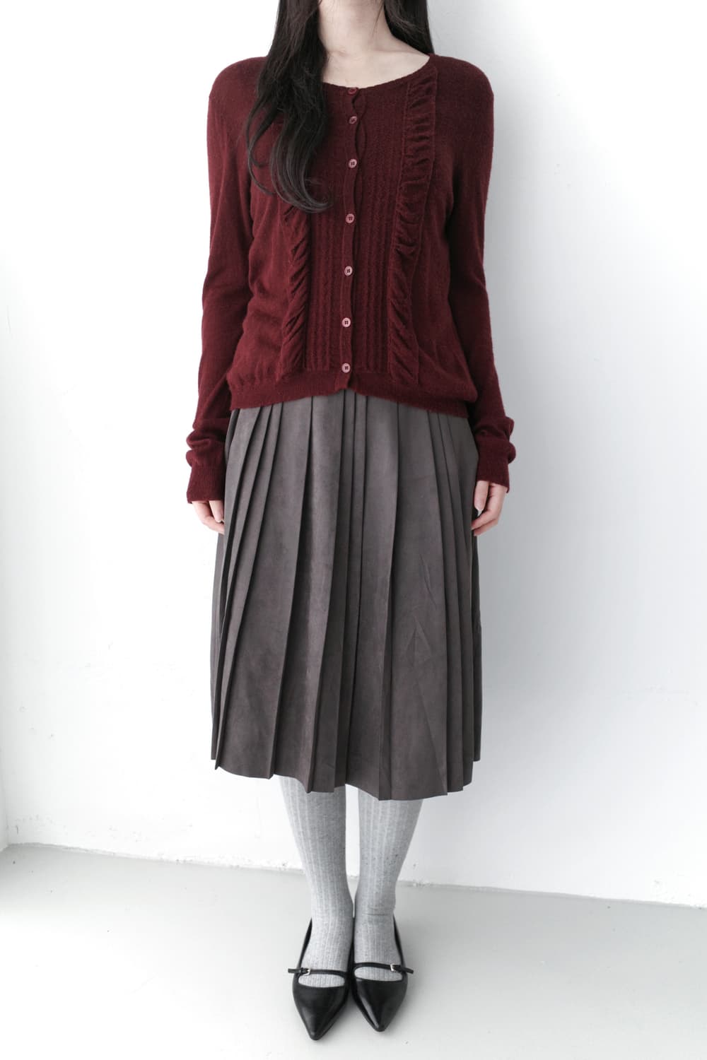 frill tuck cardigun 상품이미지5