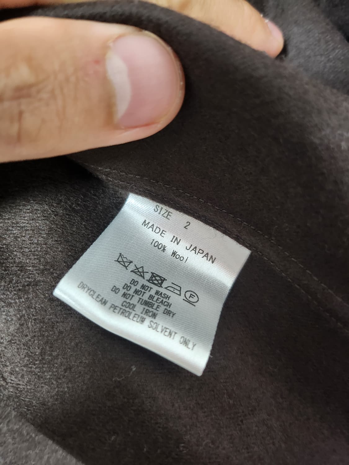 마카웨어 울 셔츠 브라운 2  상품이미지3