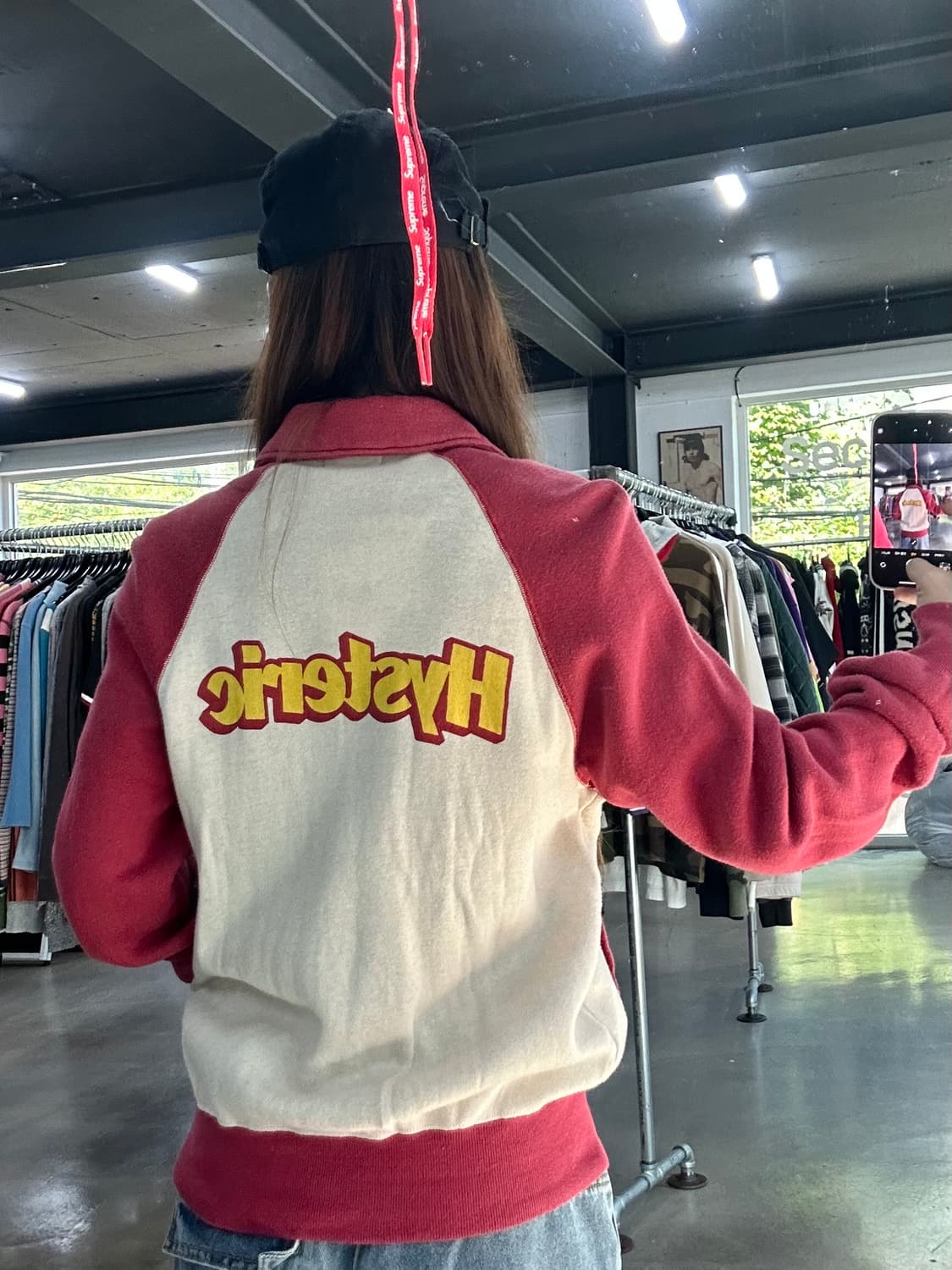 히스테릭글래머 90s 데빌 스냅 스웻 자켓 상품이미지2
