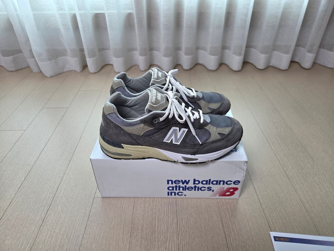 뉴발란스 991 Made In UK 40주년 그레이 270 size 상품이미지3