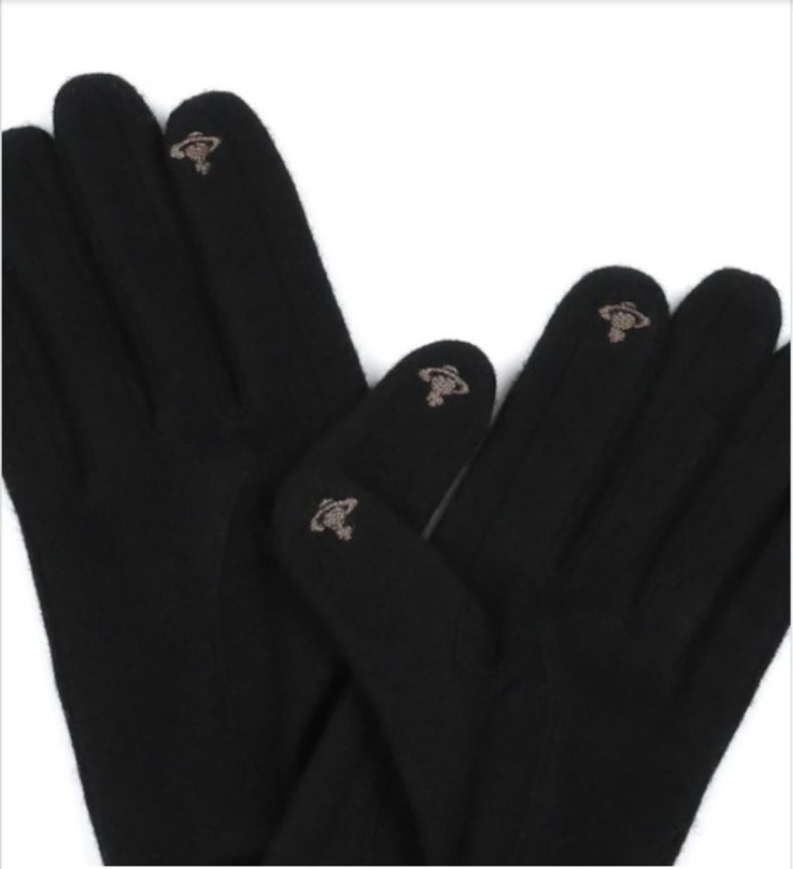 비비안 웨스트우드 빅 orb 저지 글러브 블랙 (새상품) 상품이미지3