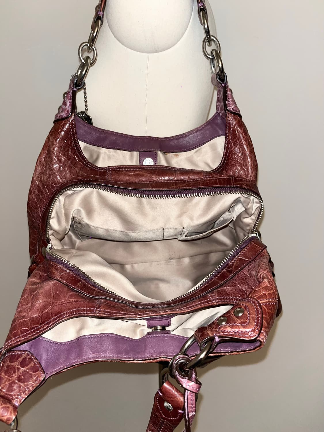 📦2000ss Coach alligator skin bag 상품이미지8