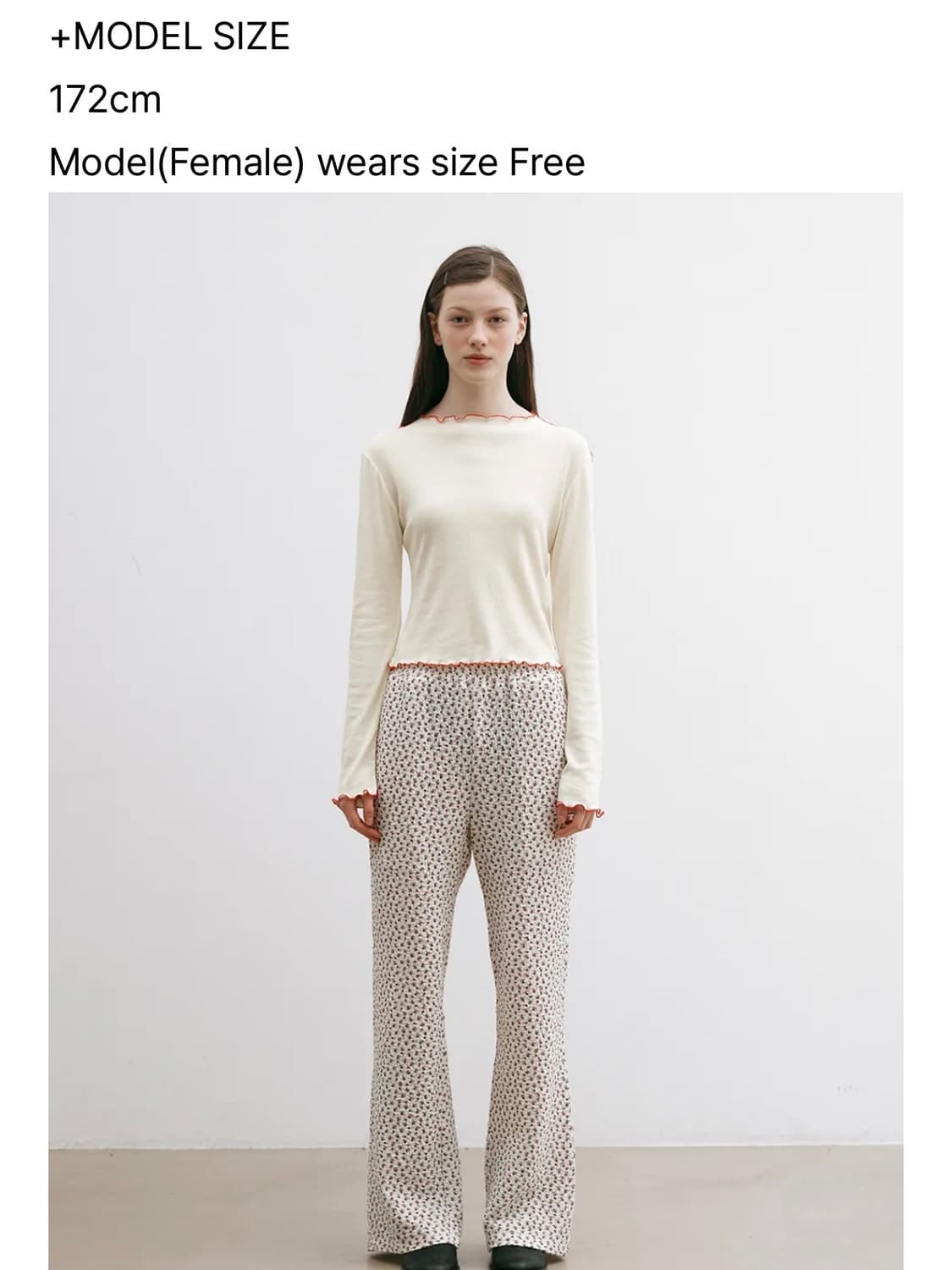 영오 플라워밴딩팬츠 상품이미지1