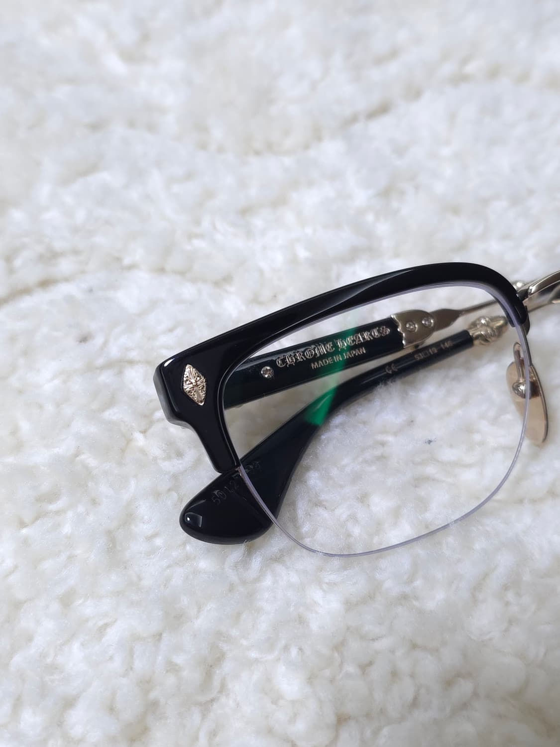 [OS] 크롬하츠 에바질리스트 안경 블랙 골드 상품이미지5