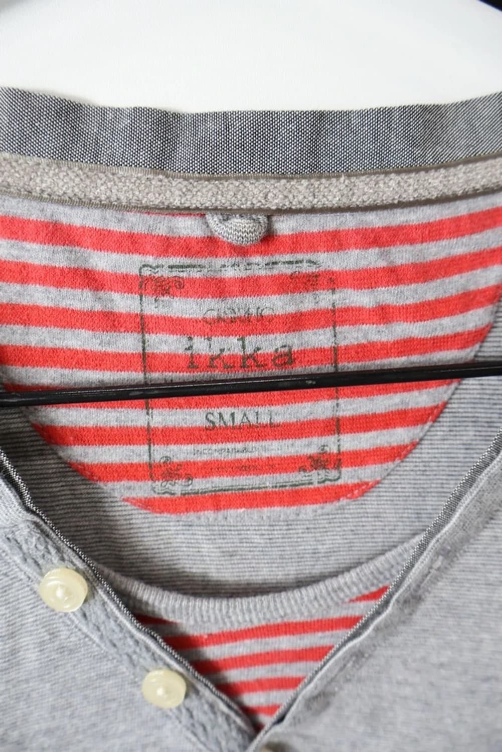 Ikka Layered Henley Long Sleeve 상품이미지5