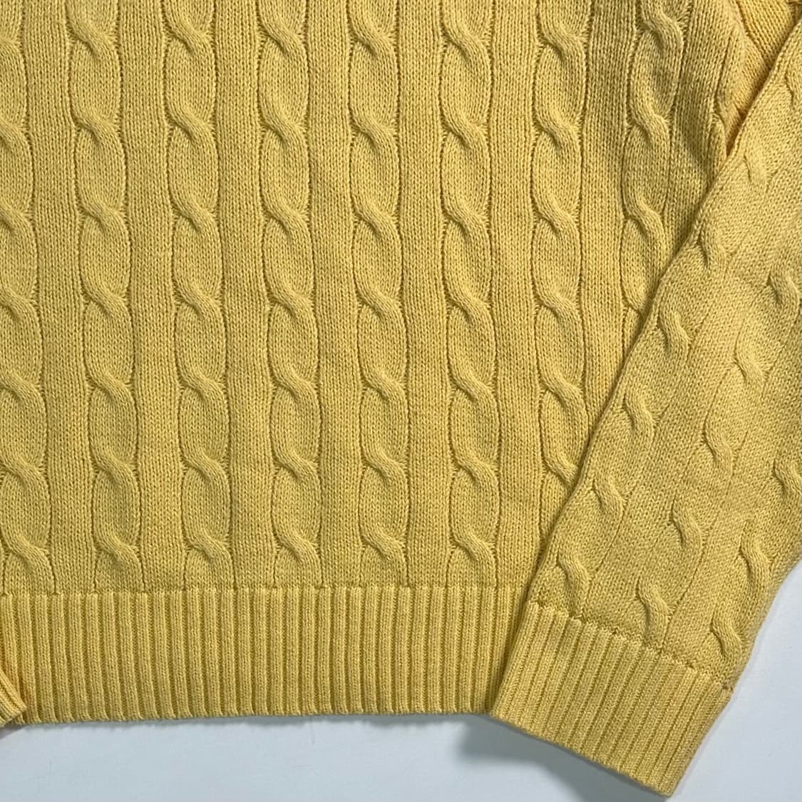 폴로 랄프로렌 옐로우 케이블 니트 상품이미지4